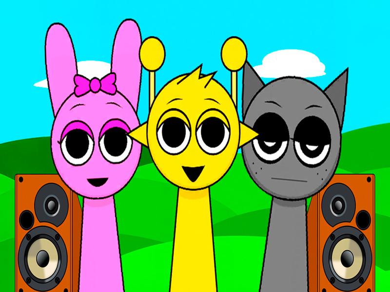 Spēle Sprunki Monster Music Beats online