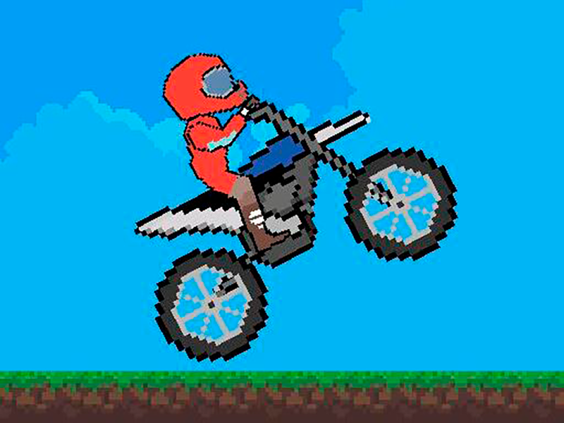 Spēle Bezceļa motokrosa online