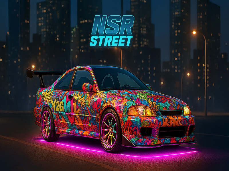 Spēle NSR ielas automašīnu sacīkstes online