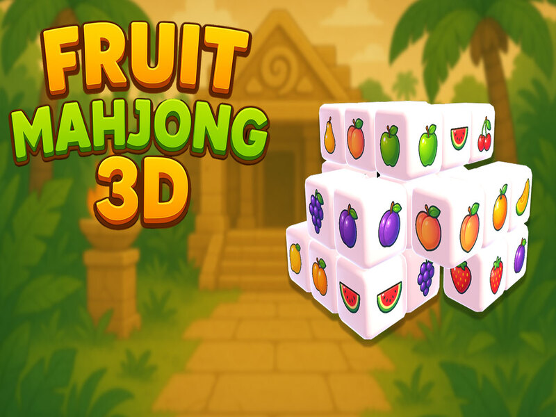 Spēle Augļu mahjong 3d online