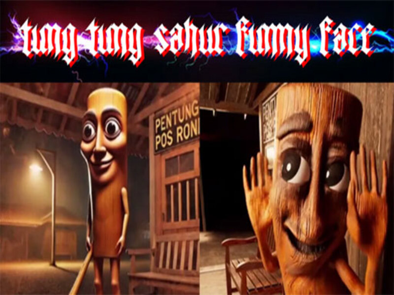 Spēle Tung Tung Sahur smieklīga seja online