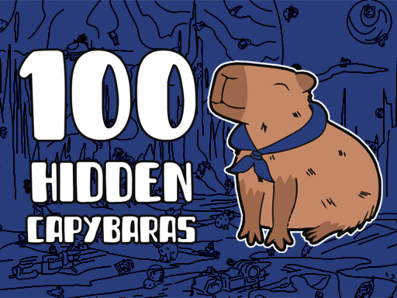Spēle 100 slēptās Capybaras online