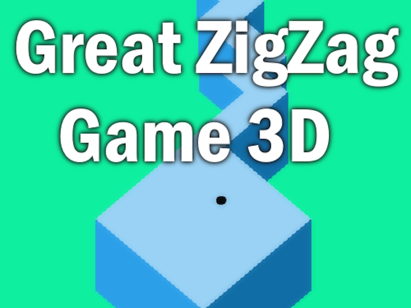 Spēle Lieliska zigzaga spēle 3d online