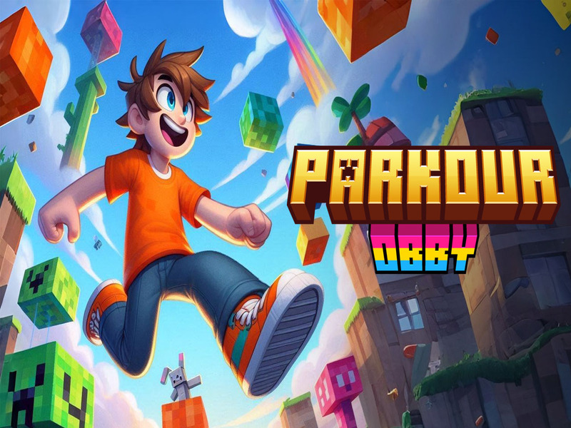 Spēle Parkour Obby online