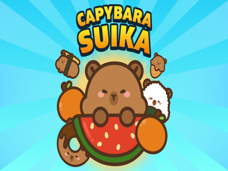 Spēle Capybara Suika online