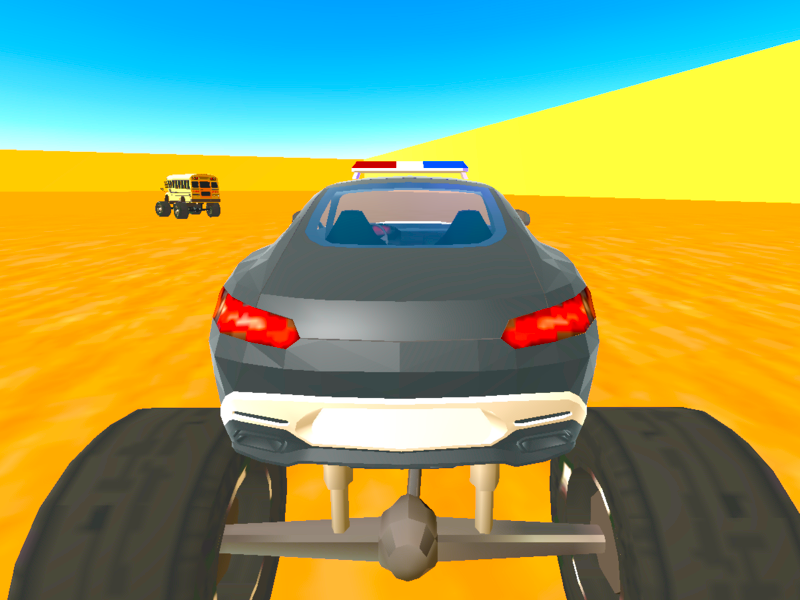 Spēle Policija vs Bandits Monster Truck online