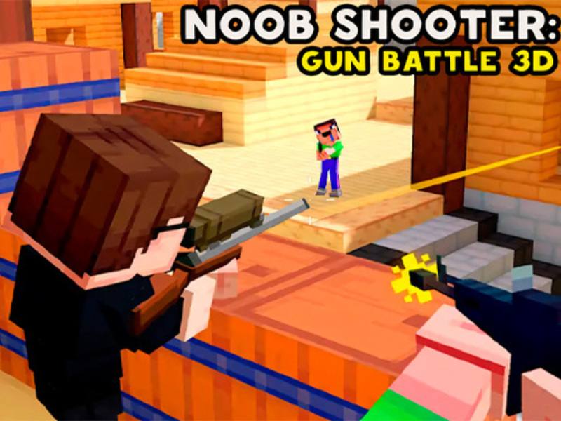 Spēle Nooba šāvējs: Gun Battle 3d online
