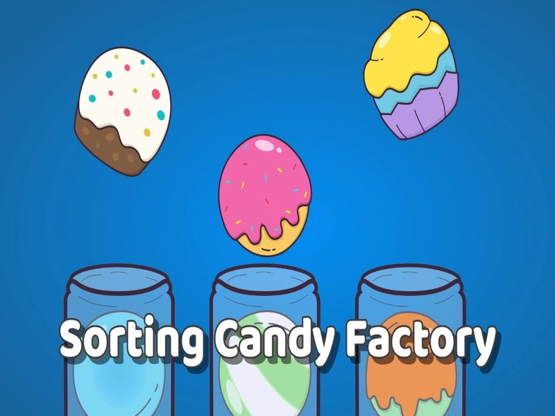 Spēle Candy Factory šķirošana online