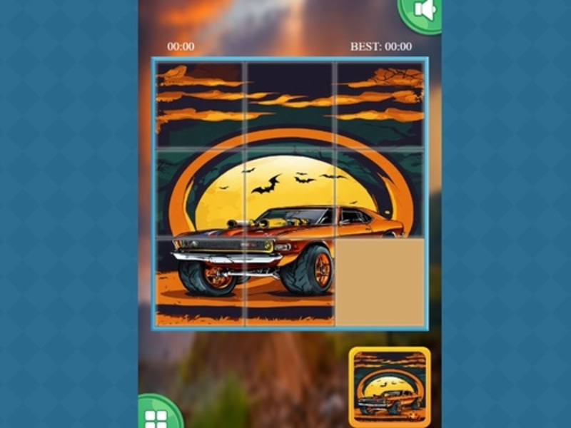 Spēle Monster kravas automašīnu bīdāmās mīklas online