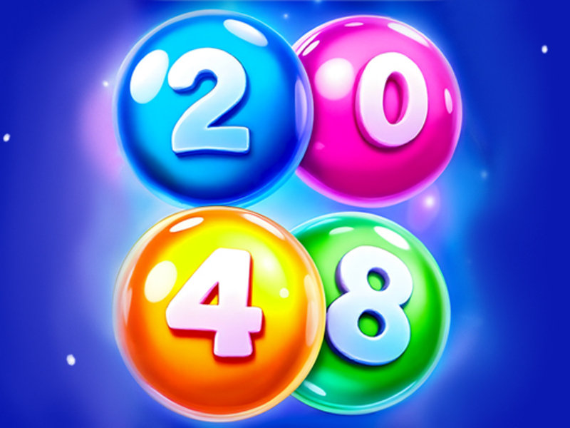 Spēle 2048. gada spēles bumbiņas online