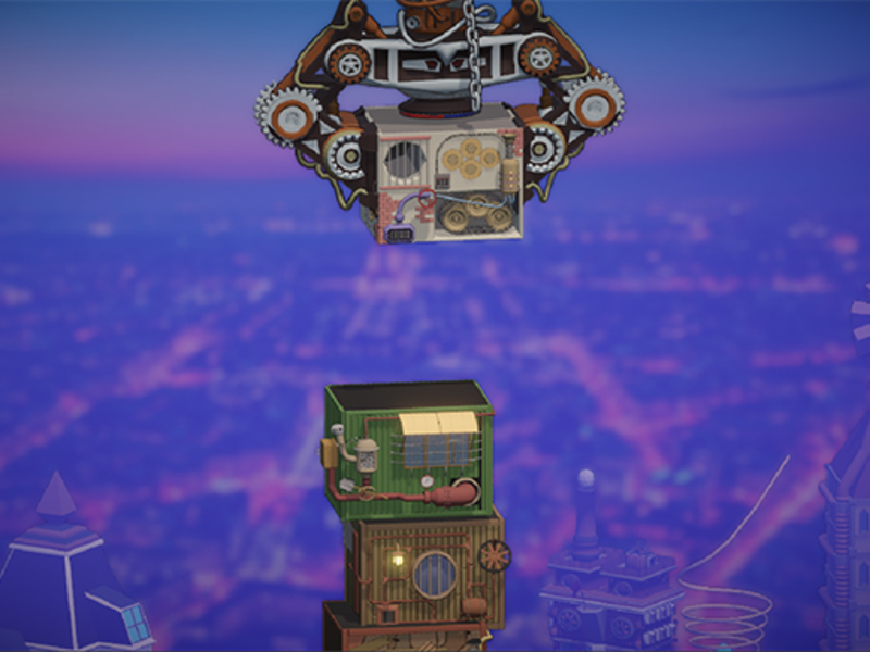 Spēle Steampunk torņa celtnieks online